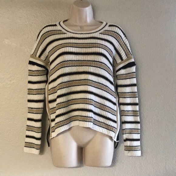 Max Studio Knit Striped Sweater Women's Size Small - Picture 1 of 4